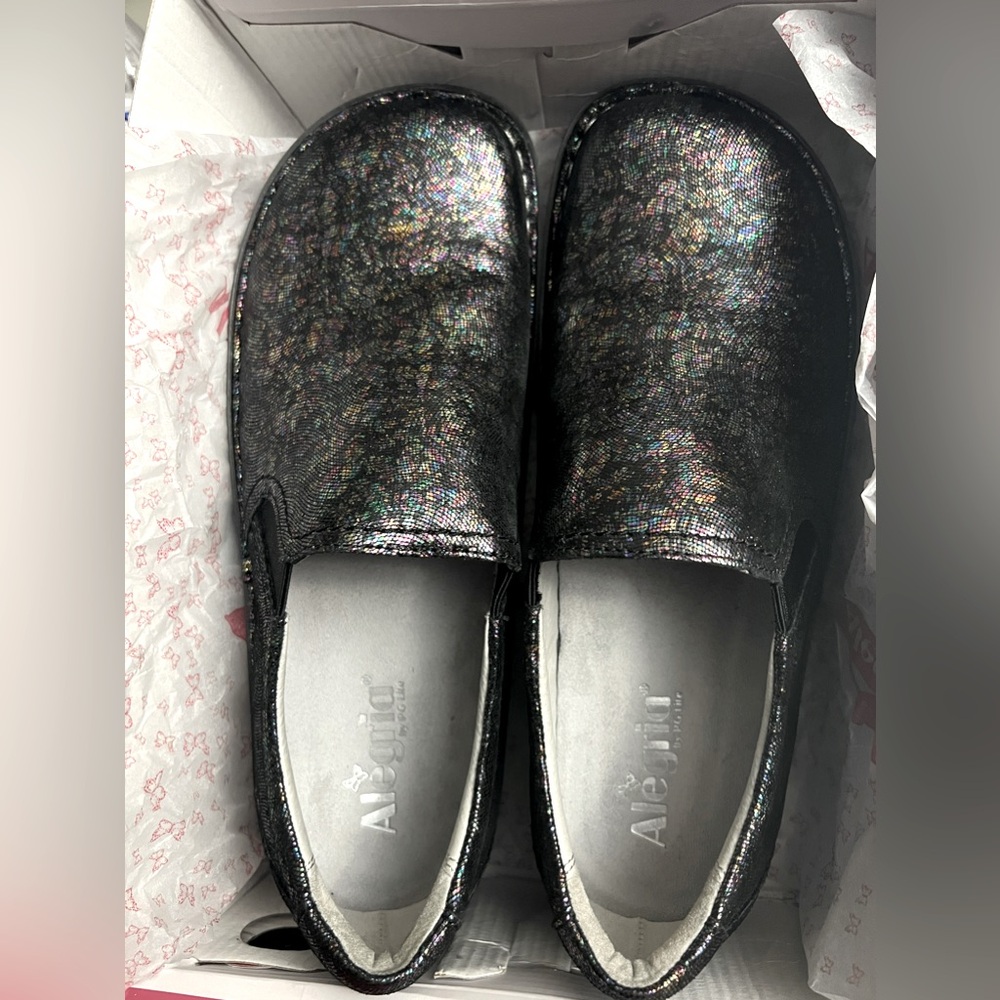 Alegria Kayla Womens Professional Shoe Meteorite 42 W